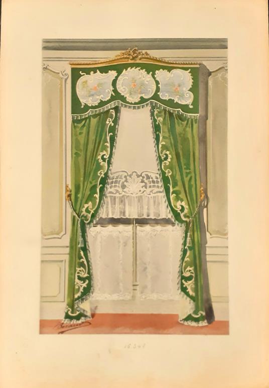 Tendaggi artistici Beraud & C Paris Stampa campionario in tiratura limitata 1903 - copertina