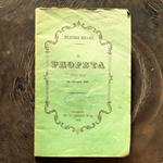 Libretto Il Profeta di Scribe musica di Meyerbeer Teatro Regio Torino 1862