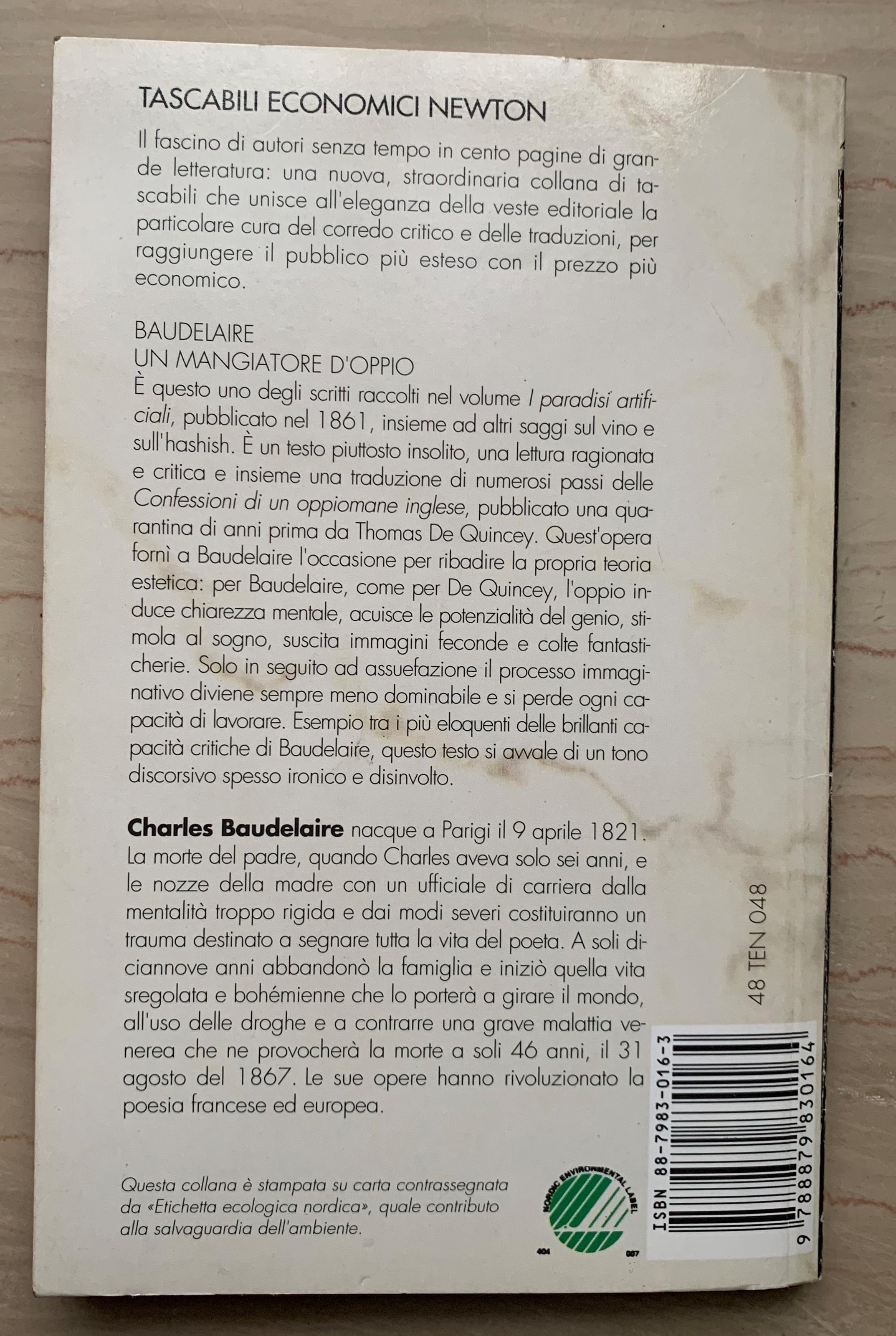 Un mangiatore d'oppio