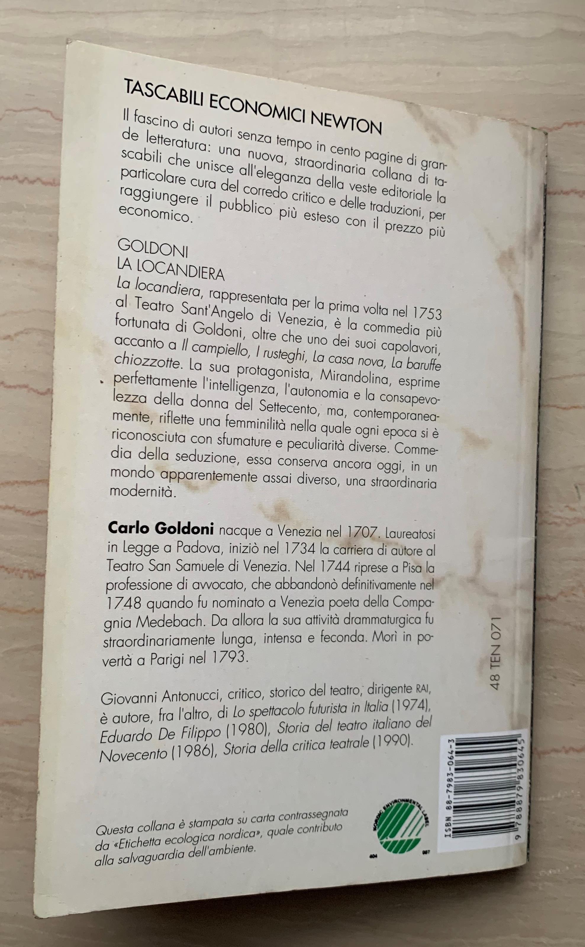 La locandiera. edizione integrale