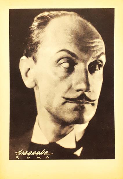 Rarissima cartolina Autoritratto Fotodinamica Futurista di Anton Giulio Bragaglia 1930 - A. Giulio Bragaglia - copertina