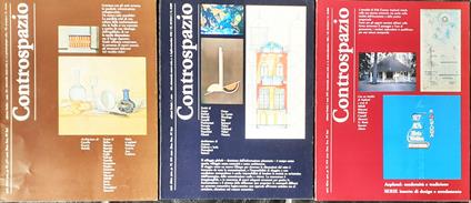 CONTROSPAZIO annata completa 1983 - Paolo Portoghesi - copertina
