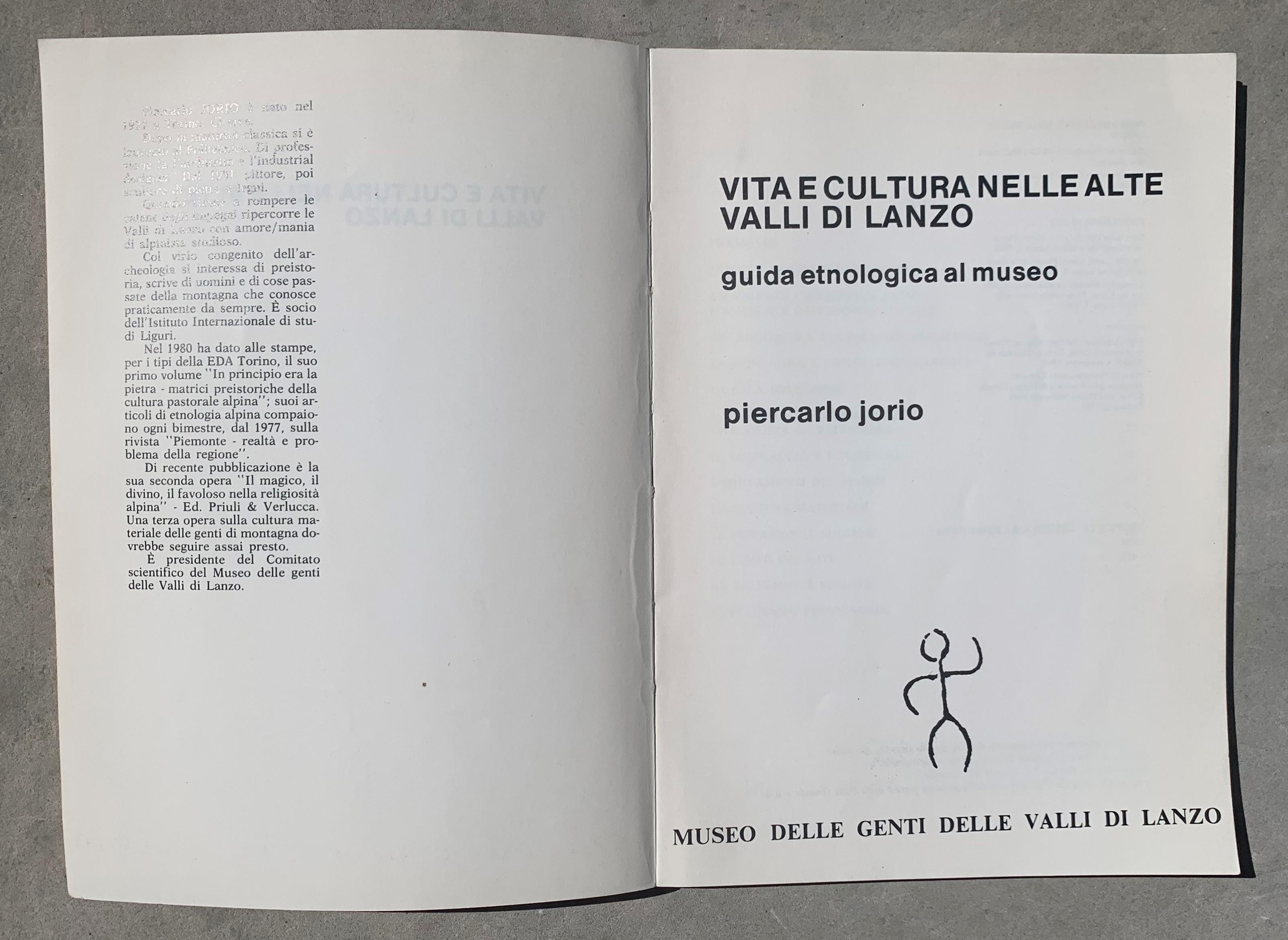 VITA E CULTURA NELLE ALTE VALLI DI LANZO: guida etnologica al museo
