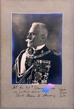 Ritratto fotografico con dedica autografata di Paolo Thaon di Revel Torino 1925