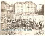 Torino lavori di rifacimento della prima parte di Via Roma anno 1932/33