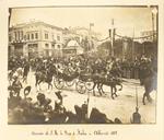 Atene 1907 Arrivo di Vittorio Emanuele III ad Atene in viaggio diplomatico in Grecia