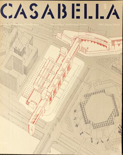 CASABELLA rivista di Architettura N°489 Marzo 1983 - Vittorio Gregotti - copertina