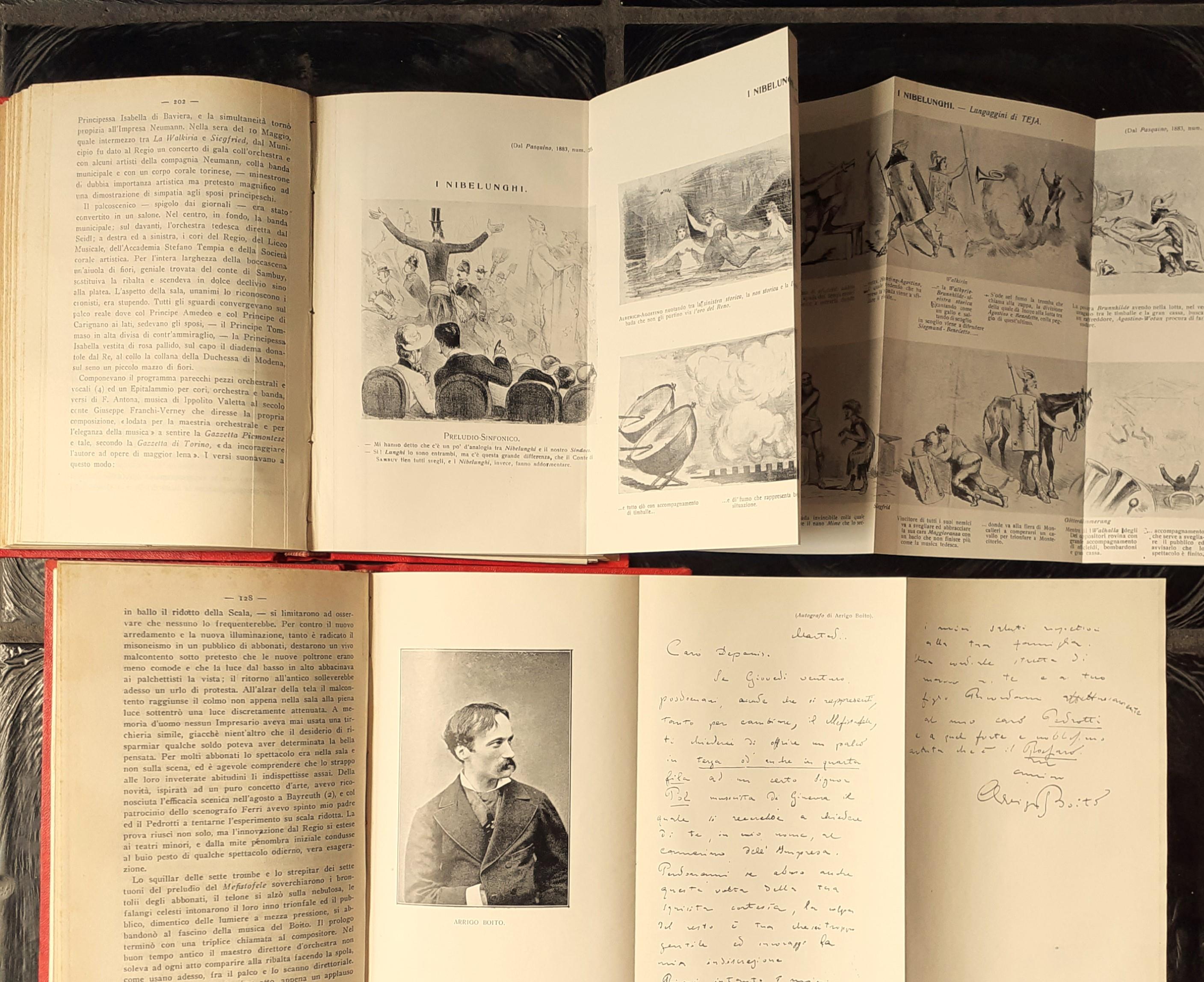 I Concerti Popolari ed il teatro Regio di Torino due volumi dal 1872 al 1886 Torino 1914/15