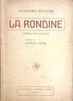 Libretto LA RONDINE commedia lirica Casa Musicale Sonzogno 1917