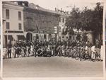 Fotografia originale gruppo ciclisti balilla anni '40