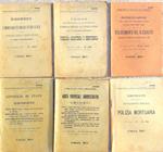 Sei opuscoli legislativi Biblioteca Legale della Gazzetta del Popolo inizi '900