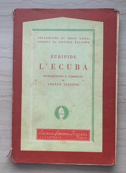 L' Ecuba - Euripide - copertina