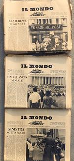 IL MONDO settimanale annata 1963- manca il n°2, 4, 9, 11, 13, 35, 47