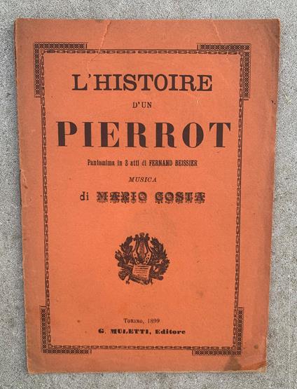 L' histoire d'un Pierrot - copertina
