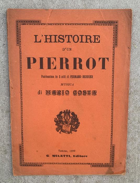 L' histoire d'un Pierrot - copertina