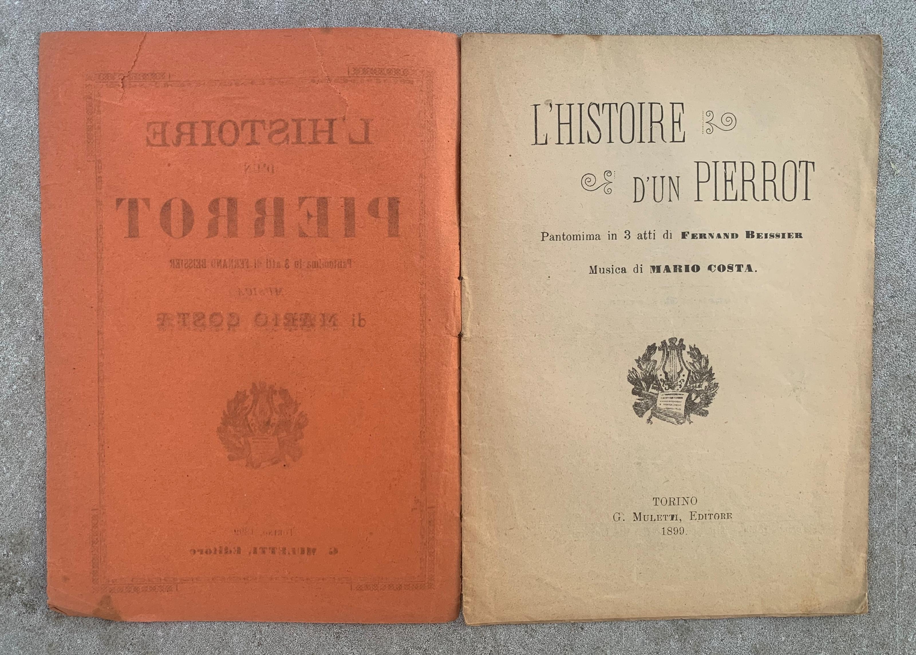 L' histoire d'un Pierrot