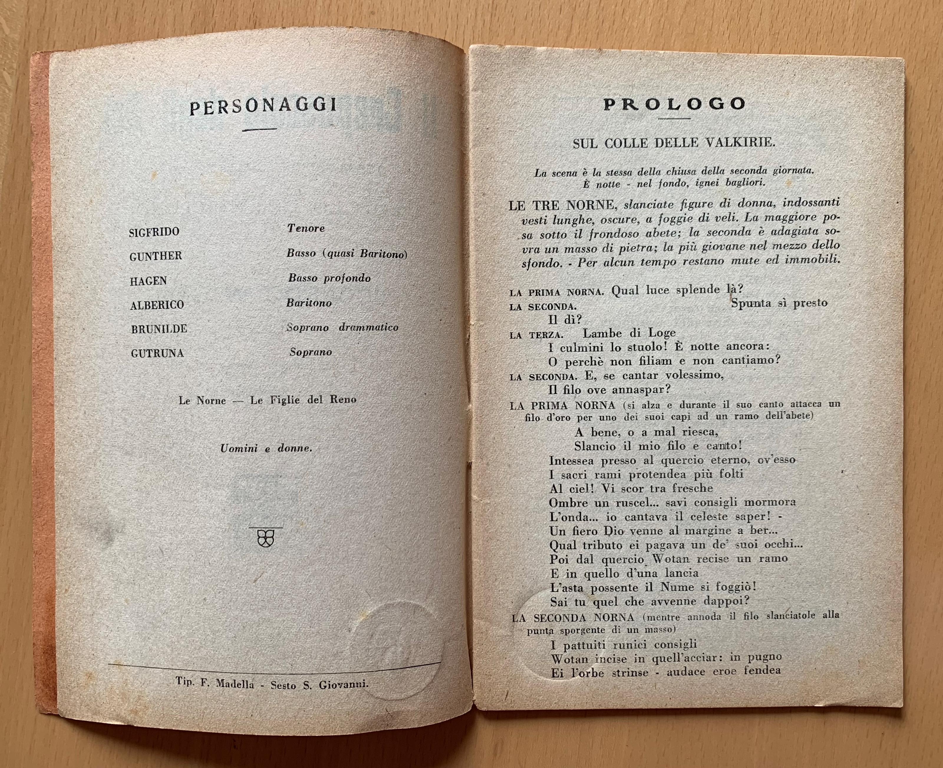 Il Crepuscolo degli Dei. Terza giornata della trilogia L'anello del Nibelungo