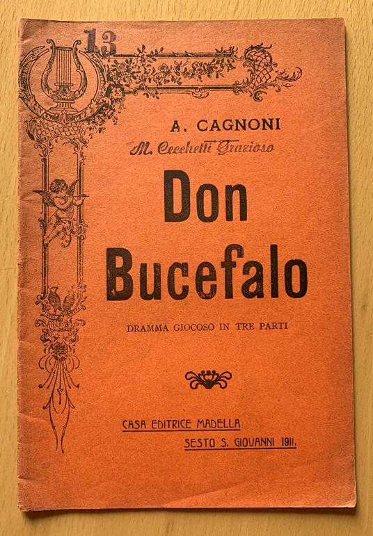 Don Bucefalo. Dramma giocoso in tre parti - copertina