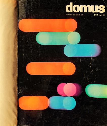 Riviste Domus secondo semestre rilegato 1958 - copertina
