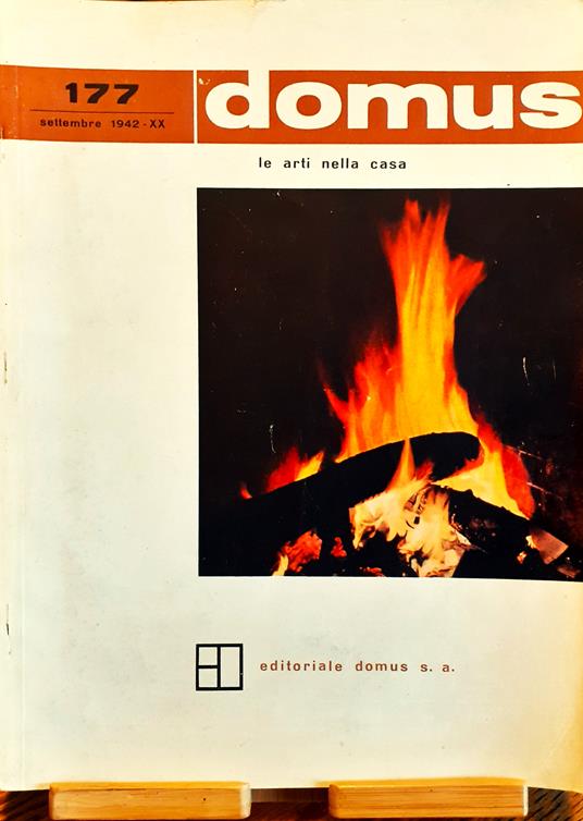 Domus N° 177 settembre 1942 - copertina
