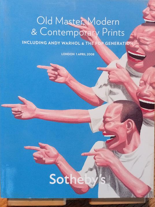 Sotheby's Old Master & Contemporary Prints april 2008 - copertina