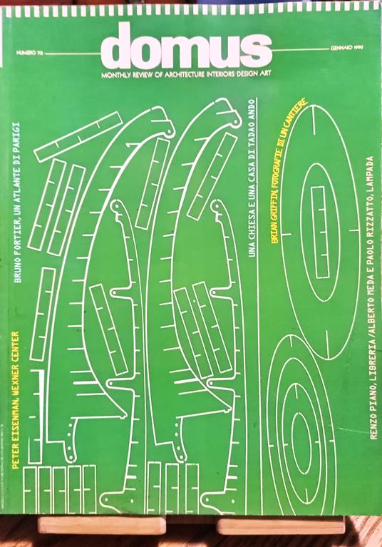 domus numero 712 gennaio 1990 - copertina