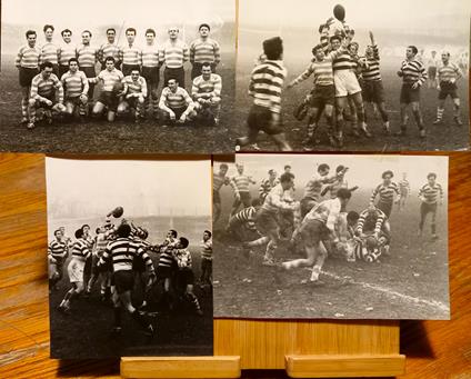 Rugby fotografie al Motovelodromo torinese anni '50 - Autore sconosciuto - copertina