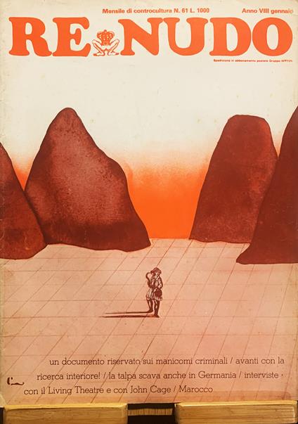 Re nudo rivista n° 61 Gennaio 1978 - copertina
