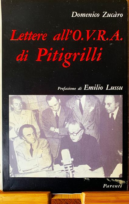 Lettere all'O.V.R.A di Pitigrilli - copertina