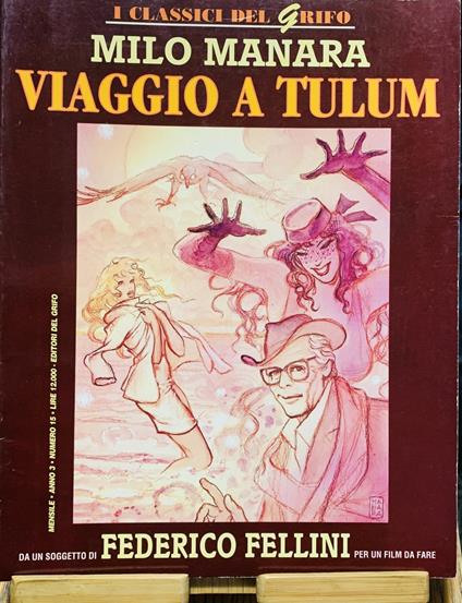 Viaggio a Tulum - Milo Manara - copertina