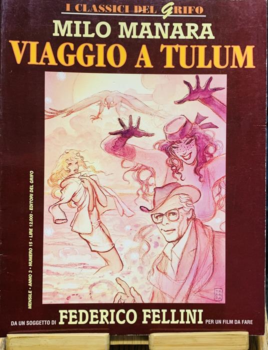 Viaggio a Tulum - Milo Manara - copertina
