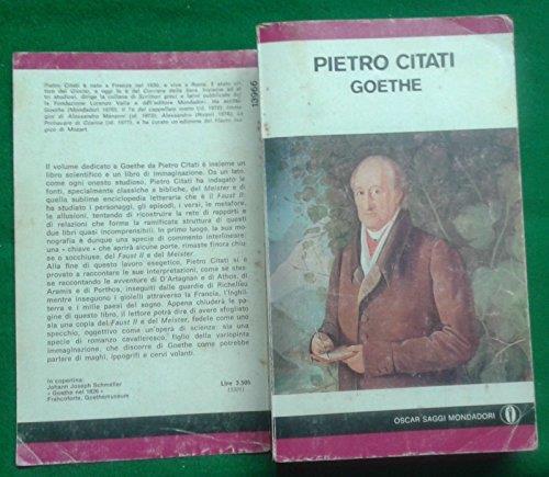Goethe - Pietro Citati - copertina