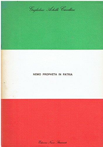 Nemo propheta in patria - Guglielmo Achille Cavellini - copertina