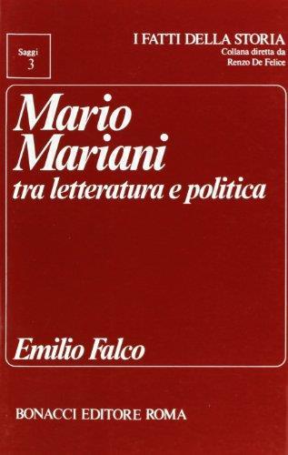 Mario Mariani tra letteratura e politica - Emilio Falco - copertina