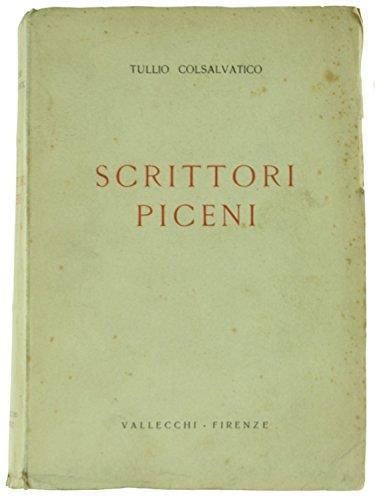 Scrittori Piceni - Tullio Colsalvatico - copertina