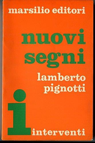 Nuovi segni - Lamberto Pignotti - copertina
