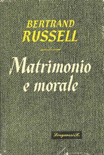 Matrimonio e morale - Bertrand Russell - copertina