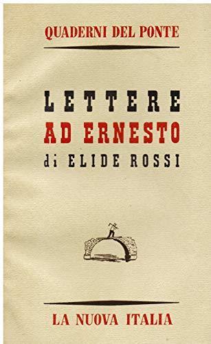 Lettere ad Ernesto - Elide Rossi - copertina