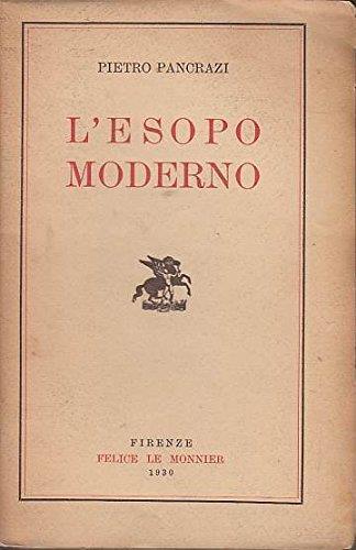 L' Esopo moderno - Pietro Pancrazi - copertina