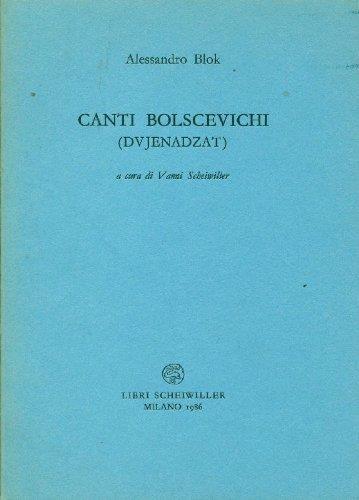 Canti bolscevichi (dvjenadzat) - Aleksandr Blok - copertina