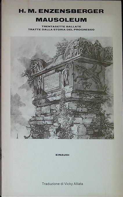 MAUSOLEUM - Hans Magnus Enzensberger - copertina