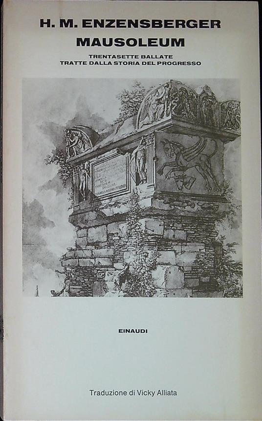 MAUSOLEUM - Hans Magnus Enzensberger - copertina