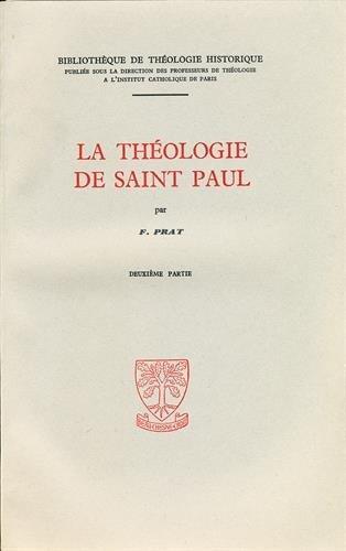 La Théologie de Saint Paul, 2 volumes - Ferdinand Prat - copertina