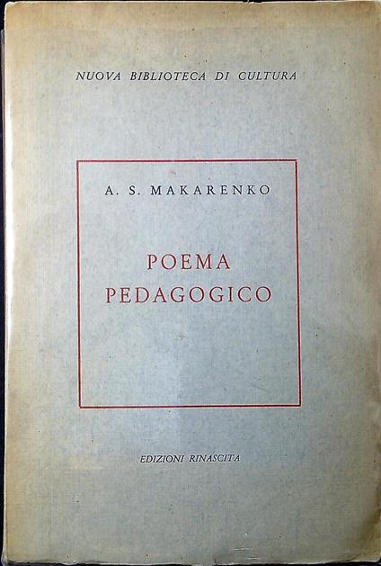 Poema Pedagogico - copertina