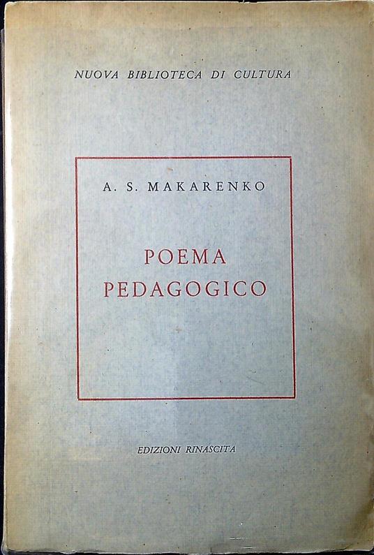 Poema Pedagogico - copertina