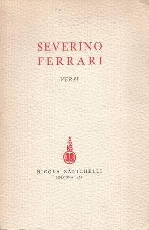 Versi - Severino Ferrari - copertina