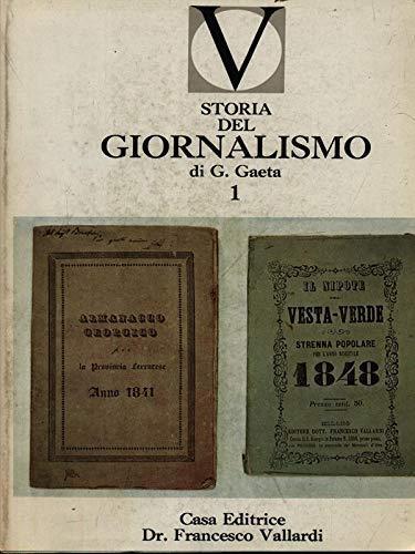 Storia del giornalismo - Giuliano Gaeta - copertina