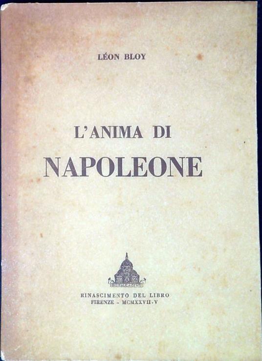 L' anima di Napoleone - Léon Bloy - copertina