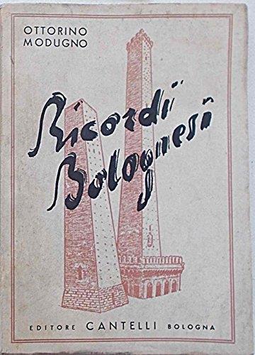 Ricordi bolognesi - Ottorino Modugno - copertina