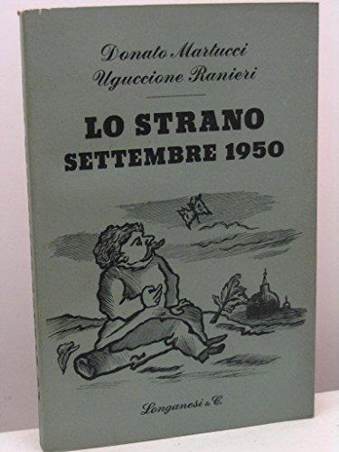 Lo strano settembre 1950 - Donato Martucci - copertina
